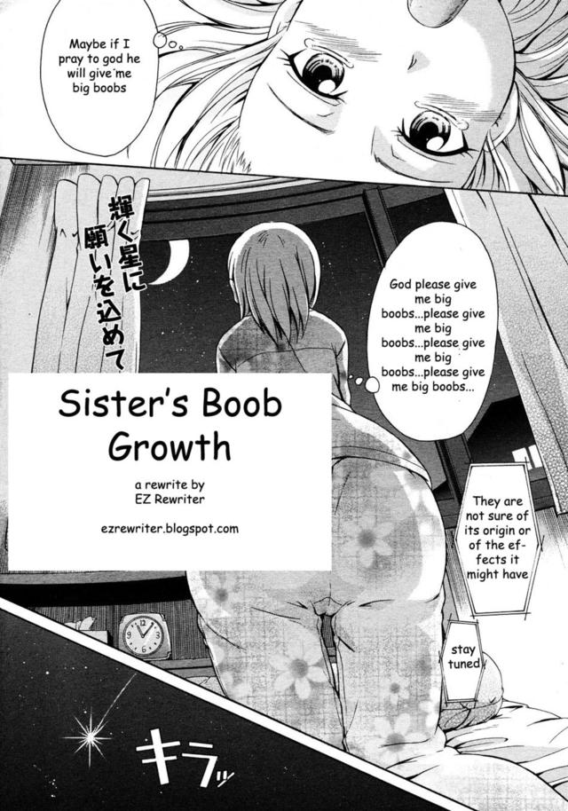breast growth hentai hentai sisters manga sister boob rewrite growth groupie
