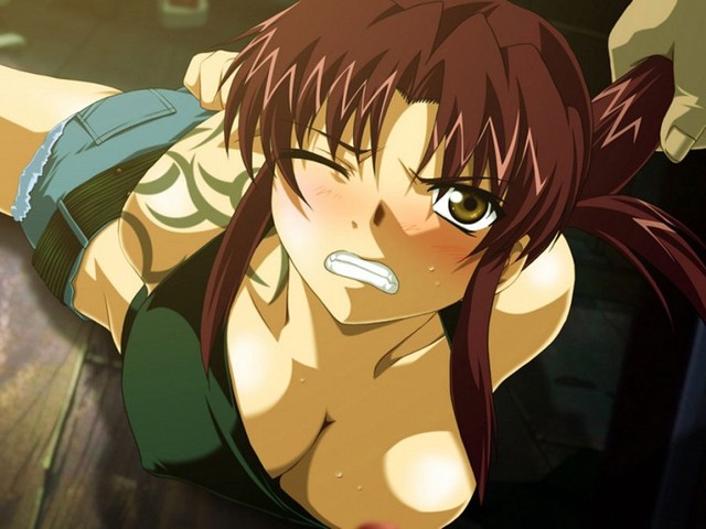 brown hair hentai hentai black hair brown smile lagoon shorts revy hentairing