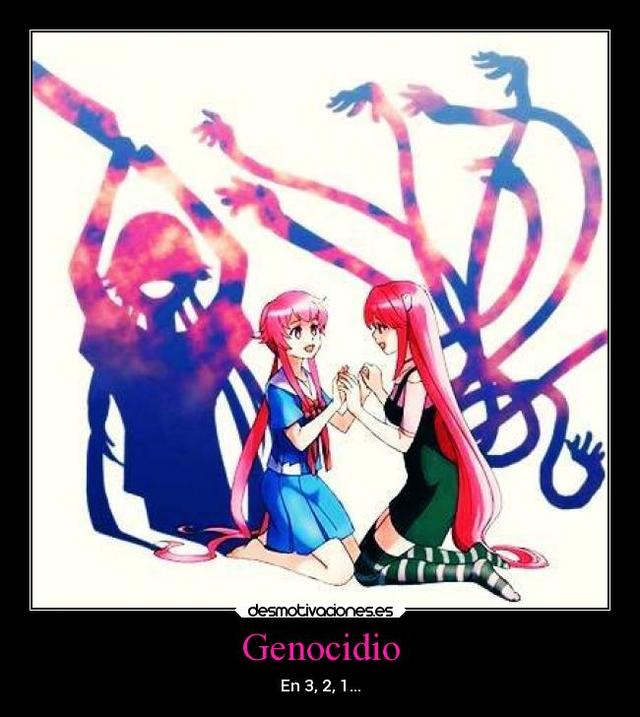 elfen lied hentai anime tetas muerte carteles desmotivaciones genocidio