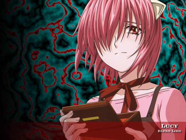 elfen lied hentai blood wall elfen lied marble