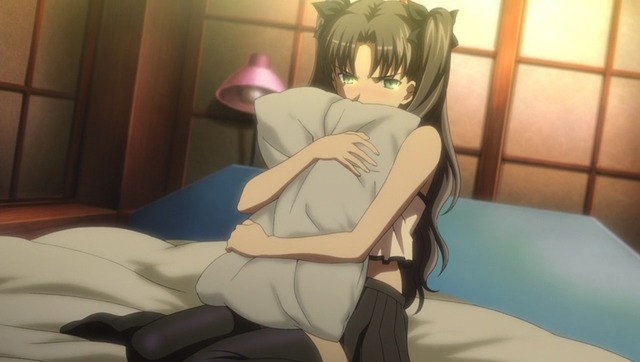 fate/stay night hentai scene rin tohsaka implied