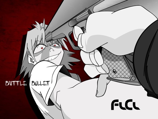 flcl hentai anime art poster gun itm print flcl haruko haruhara rcjg