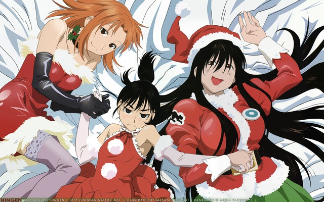 genshiken hentai saki koji christmas genshiken kasukabe ogiue chika ohno kanako