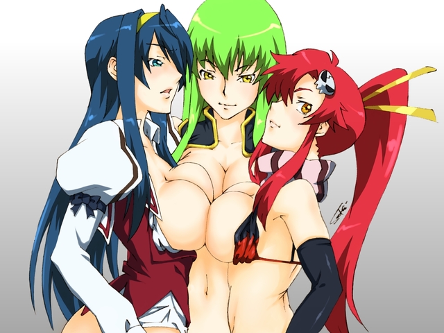 gurren-lagann hentai anime hentai wallpaper code geass tengen toppa gurren lagann