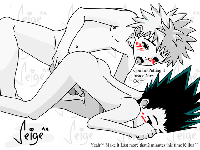 hunter x hunter hentai hunter deb yaoi shota gon freecss killua zoldyck