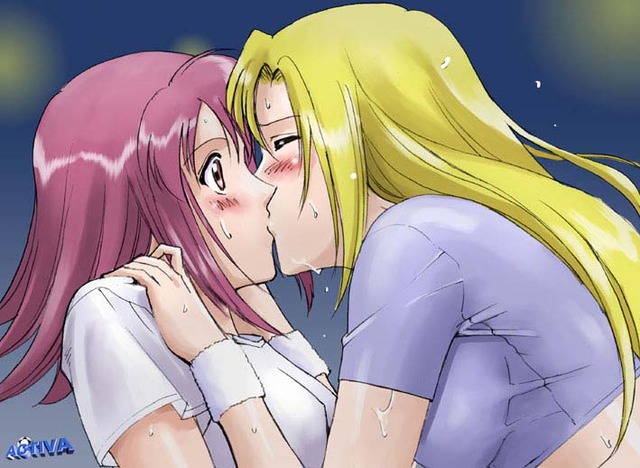 kaleido star hentai sora girls breasts horizontal star kiss kaleido naegino