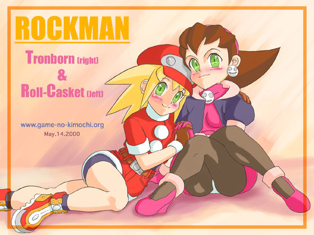 megaman/rockman hentai show attach rockman