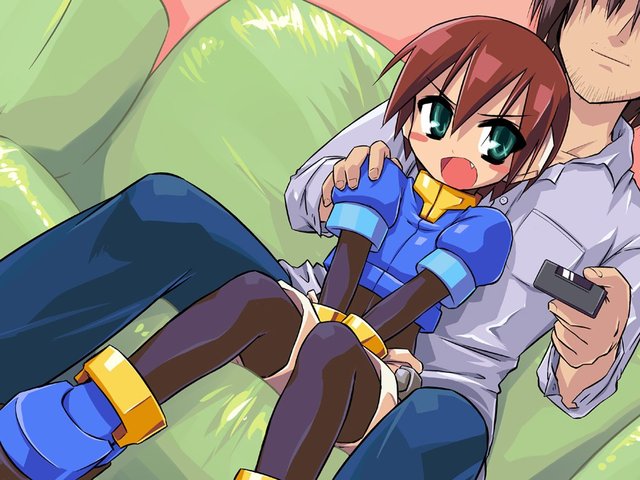 megaman/rockman hentai page tainaka ritsu rockman aile