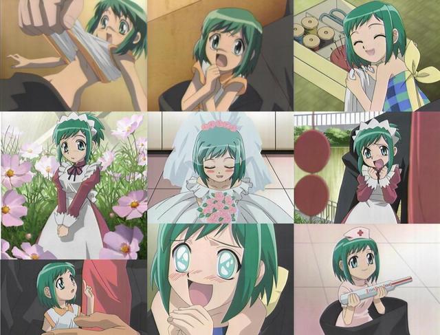 midori no hibi hentai dress bride cap highres collage