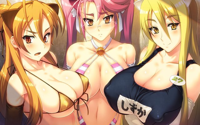 multiple girls hentai hentai boobs thehentaiworld ray hotd saya takagi miyamoto shizuka marikawa multiple