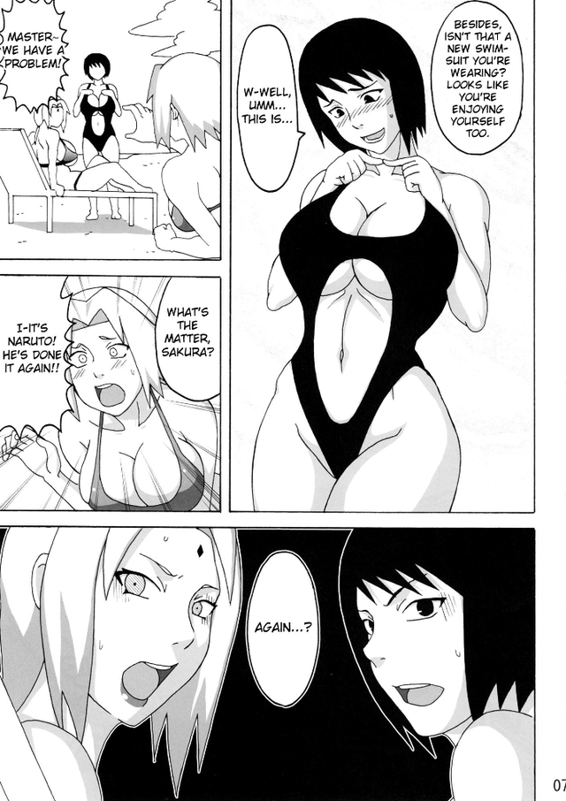 naruto & hinata hentai hentai naruto beach sakura tsunade hinata ten temari