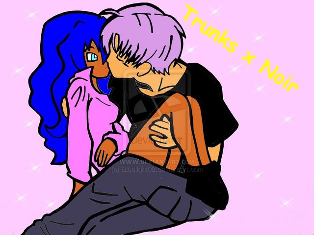 noir hentai trunks morelikethis artists his kiss girlfriend noir dragonball bluelight qtiec