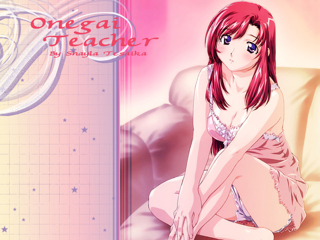 onegai teacher hentai ecchi teacher onegai onegaiwall sunday