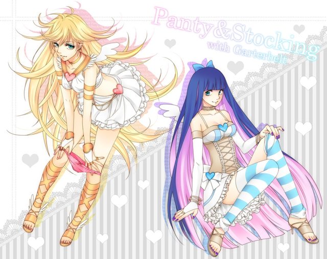 panty & stocking with garterbelt hentai panty konachan character stocking garterbelt