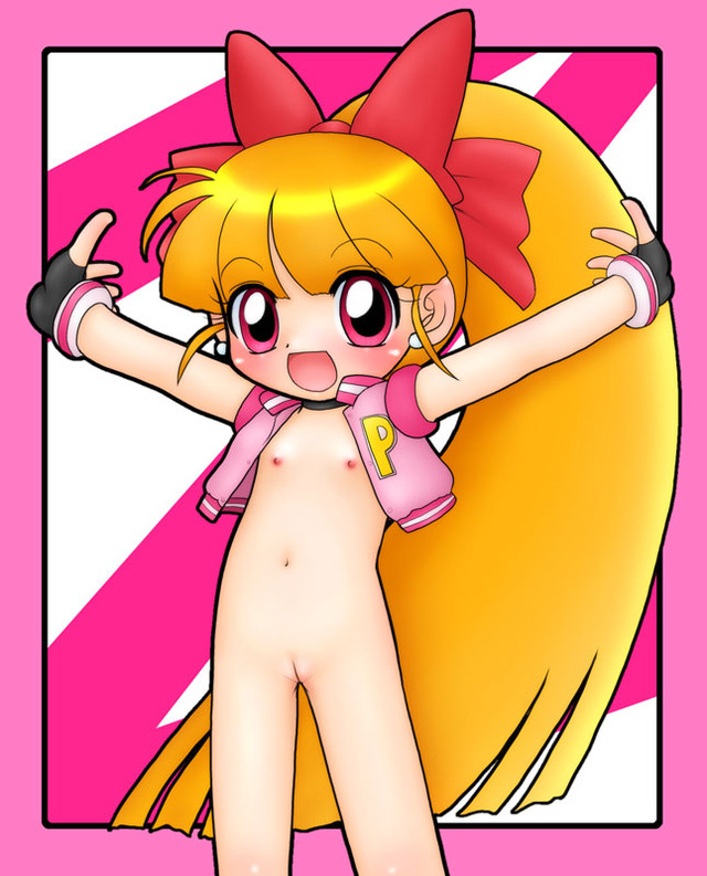 power puff girls z hentai girls hair open pussy long shirt loli panties momoko clothes hyper blossom akatsutsumi powerpuff