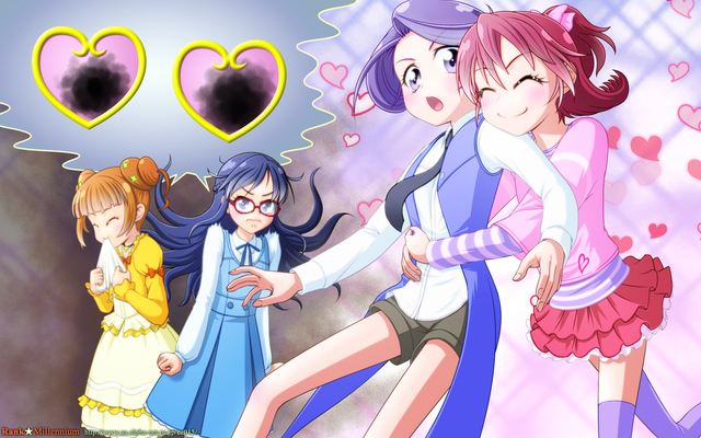 precure hentai wallpapers doki precure dokidoki jealous