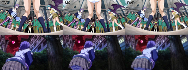 rosario + vampire hentai gallery dvd misc vampire xiii rosario censorship comparison disaster