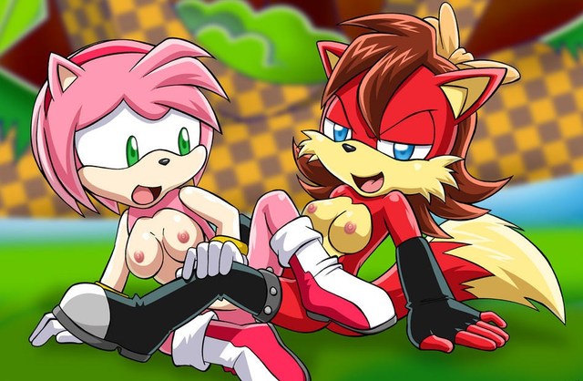 sonic the hedgehog  hentai hentai yuri hair breasts pussy nude amy eyes sonic covering dda red juice furry naughty rose short fox face hedgehog fiona tribadism filmvz