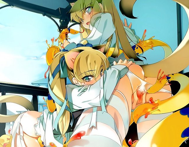 tenkuu no escaflowne hentai hentai tail siblings yuri blonde original hair ass wallpaper blue eyes horizontal cat animal ears snake panties twins ribbon maruku