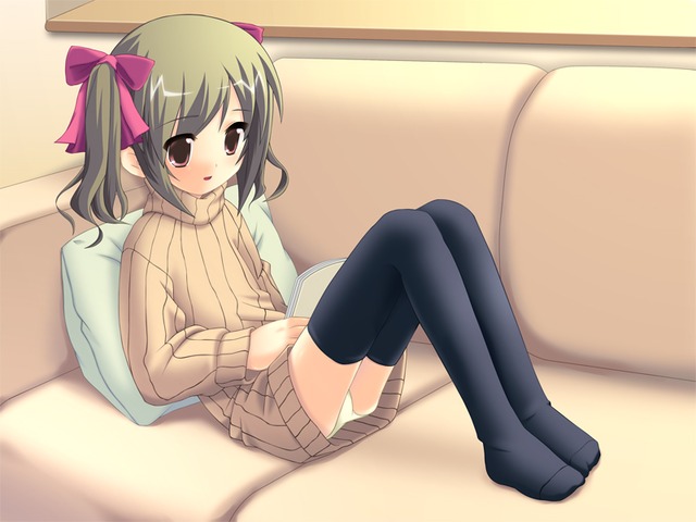 thighhighs hentai book thighhighs loli panties twintails sweater