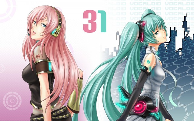 twintails hentai hentai hair pink miku megurine luka konachan twintails bucket aqua hatsune vocaloid headphones vcoaloid append