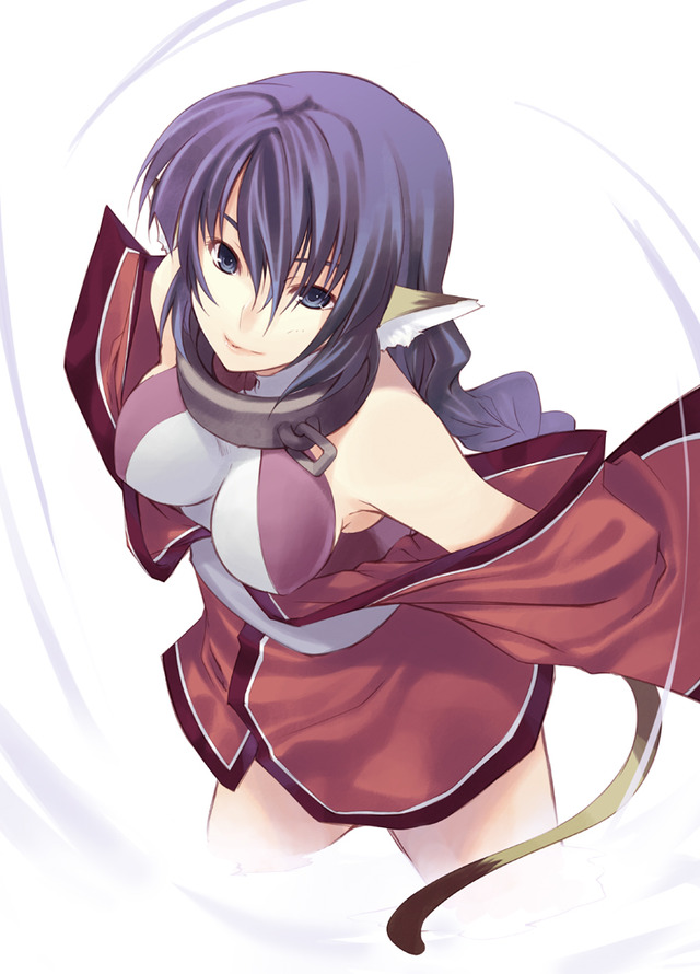 utawarerumono hentai hentai tail breasts collar cat animal ears faf utawarerumono karura