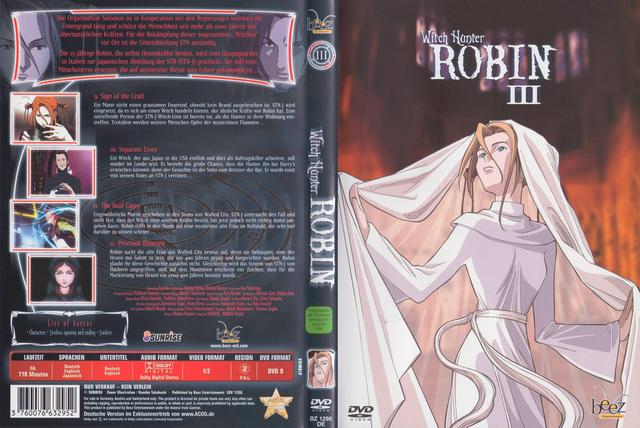 witch hunter robin hentai volume covers hunter witch cov robin german
