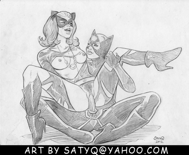 catwoman lesbian hentai pictures user batman catwoman michelle riding strap satyq julie pfeiffer newmar