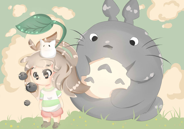 chihiro hentai manga digital morelikethis chihiro drawings meets totoro cherubii