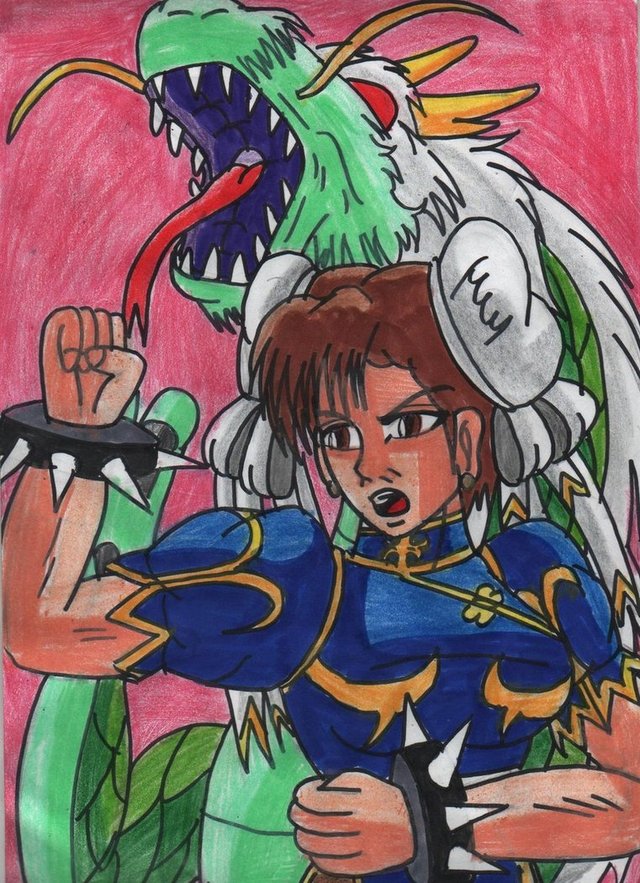 chun li ryu hentai pre morelikethis traditional fanart gje chun guerrera carlos