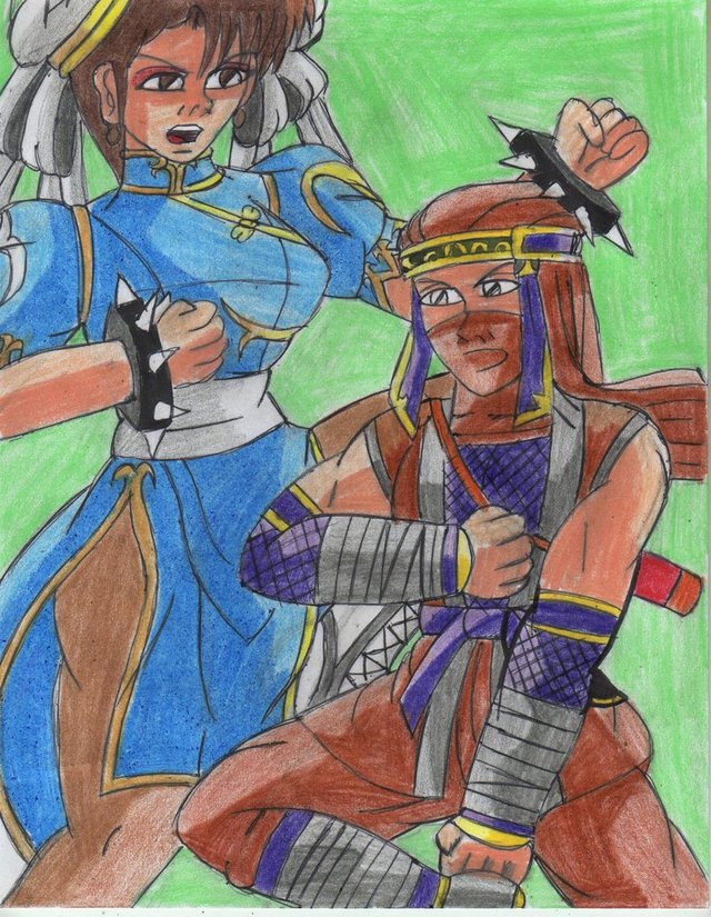 chun li ryu hentai pre digital morelikethis fanart drawings chun ryu hayabusa carlos