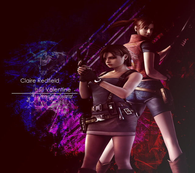 claire redfield hentai games pre wallpaper morelikethis fanart valentine jill claire redfield princessgame xnnd