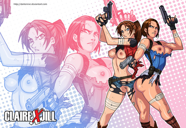 claire redfield hentai evil media valentine resident jill claire redfield darkereve