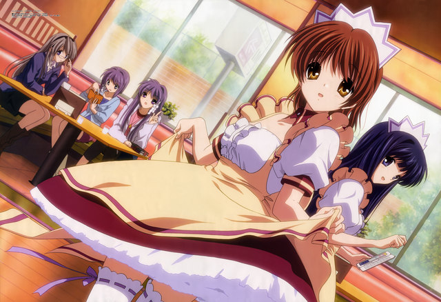 clannad nagisa hentai public maids konachan kyou waitress clannad tomoyo nagisa ryou fujibayashi furukawa sakagami ans