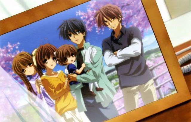 clannad nagisa hentai anime photo family clannad