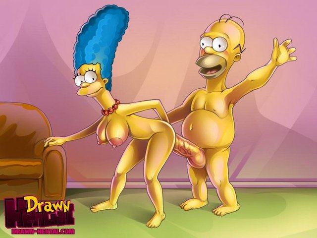 cosmic break hentai hentai user drawn afc simpsons simpson marge homer