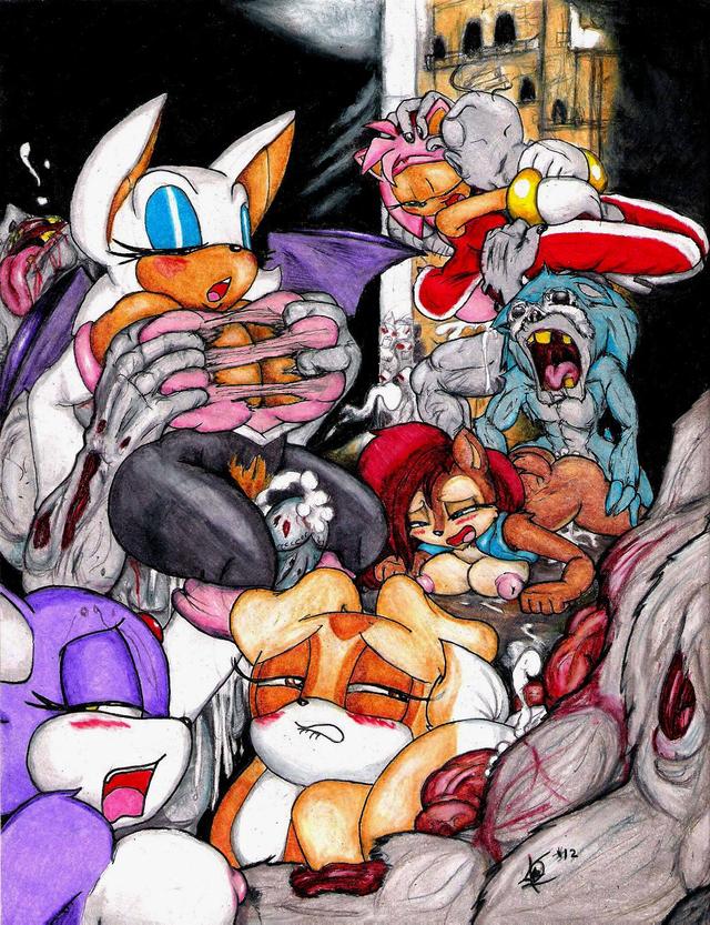 cream the rabbit hentai amy sonic team cat zombie cream rose blaze rabbit rouge bat sally acorn beff