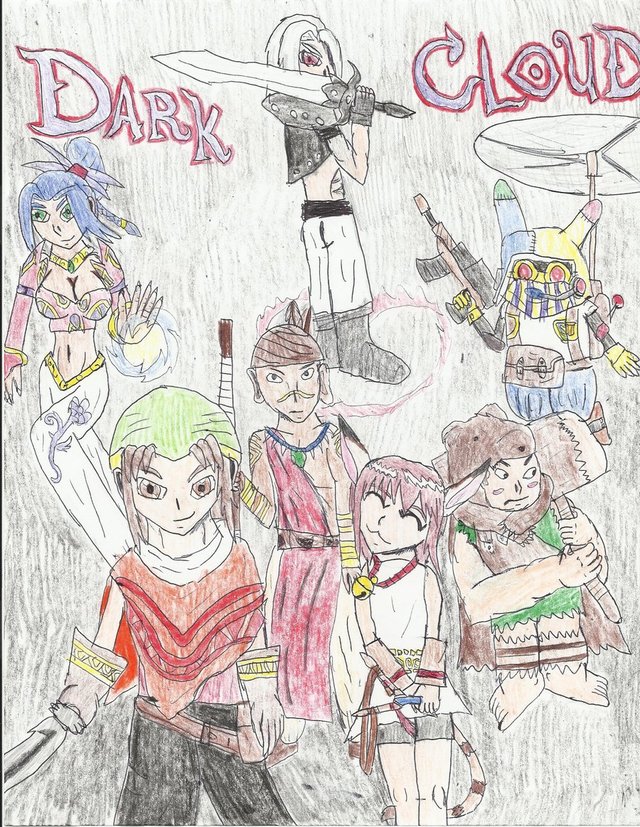 dark cloud 2 hentai art dark zero fan cloud shane