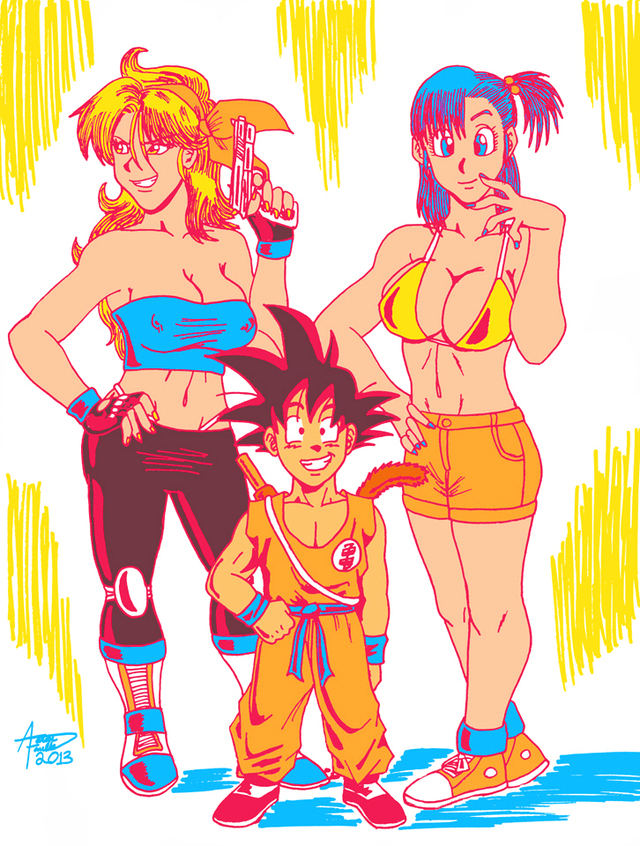 dbz launch hentai art son goku ladies ambitiondfined