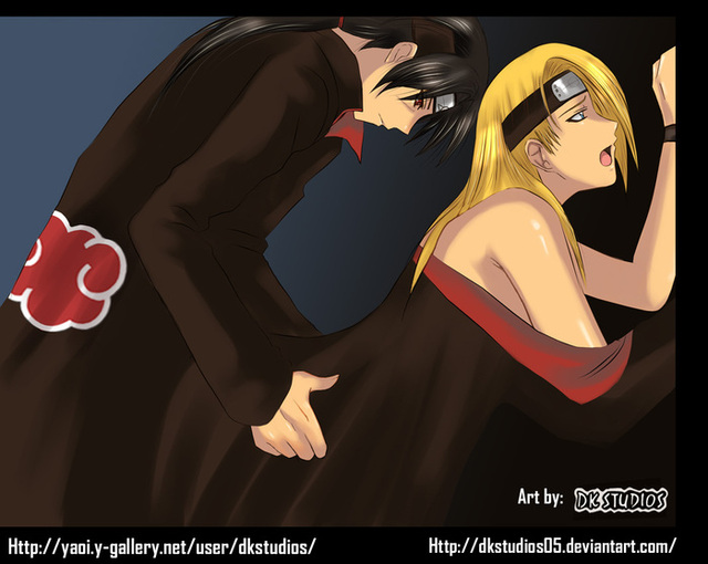 deidara hentai attach yaoi itachi dkstudios deidara