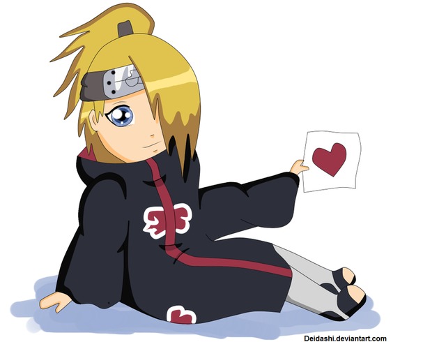 deidara hentai morelikethis chibi half deidara deidashi