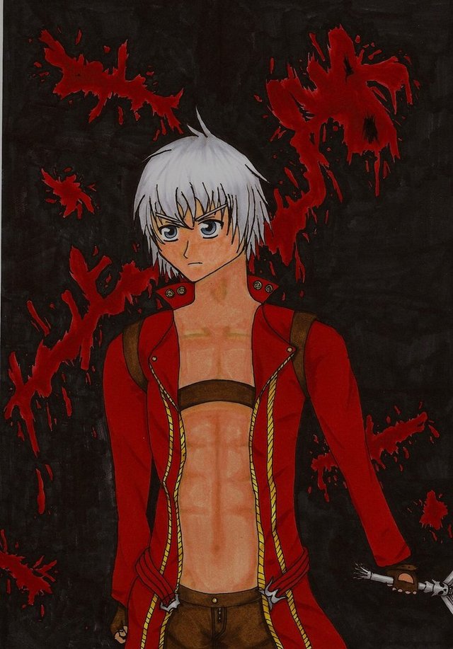 devil may cry hentai manga art pre colored may devil cry dante uuzb