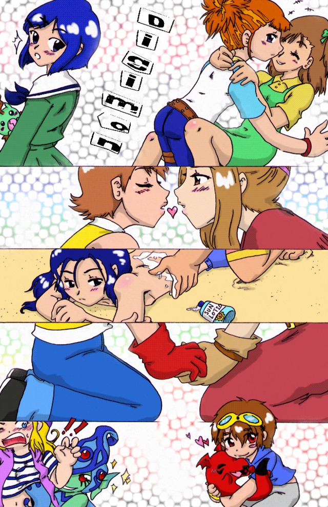 digimon e hentai net yuri comics pre comic uploaded yaoi meme mini deviantart trio chivi chivik