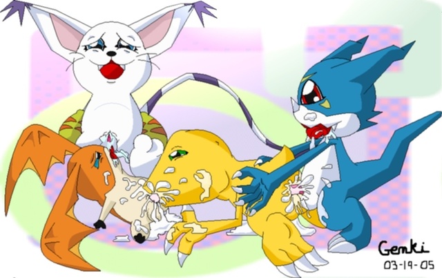 digimon mimi hentai fee faa digimon gatomon eac veemon patamon agumon