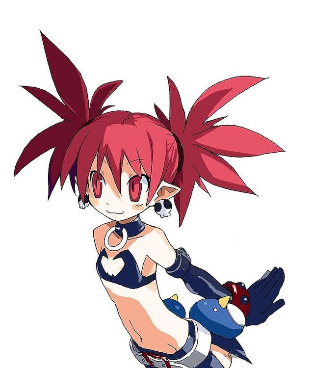 disgaea 2 hentai asian seifuku ass photo belt panties choker disgaea