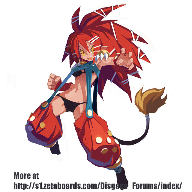 disgaea 2 hentai tail hair eyes beast red yellow master disgaea prev