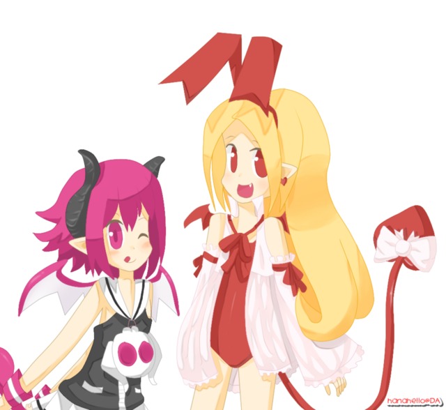 disgaea 3 hentai love digital morelikethis fanart drawings disgaea partner hanahello hwzhm