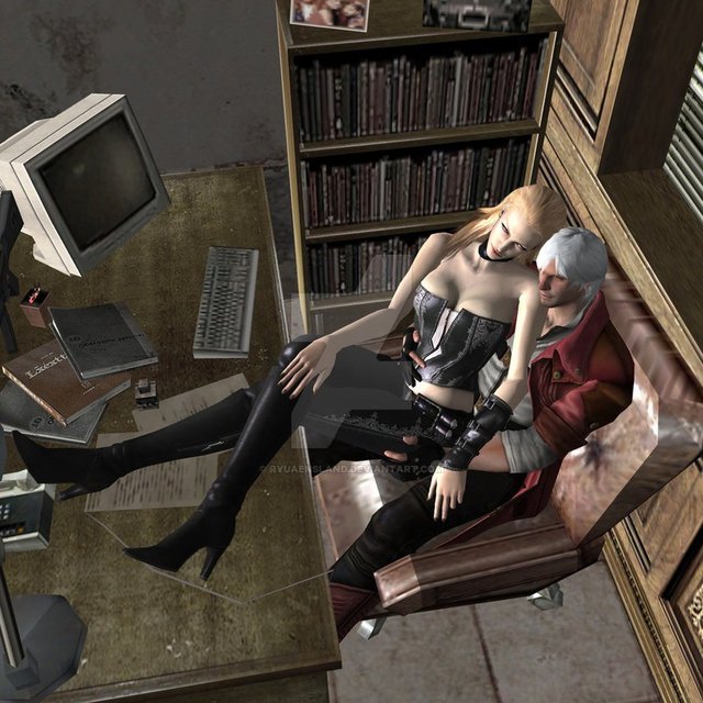 dmc hentai art pre dante trish ryuaensland oficina czkwx