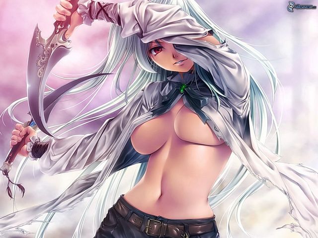 download full hentai anime hentai cartoons girl breasts data fantasy daggers