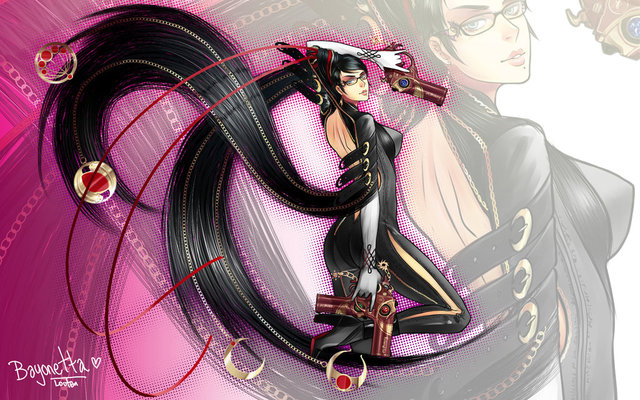 e hentai bayonetta games digital morelikethis fanart painting bayonetta louten nwxu